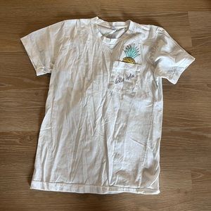 Delta Zeta pineapple pocket white tshirt